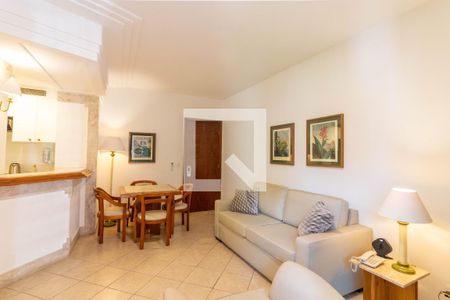 Sala de apartamento à venda com 1 quarto, 43m² em Jardim Paulistano, São Paulo