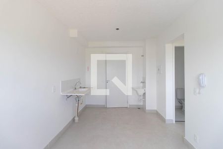 Sala/Cozinha de apartamento à venda com 2 quartos, 32m² em Parque Novo Mundo, São Paulo