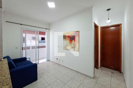 Sala de apartamento para alugar com 1 quarto, 45m² em Cidade Ocian, Praia Grande