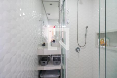 Banheiro de kitnet/studio para alugar com 1 quarto, 18m² em Santa Paula, São Caetano do Sul