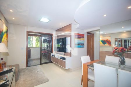 Sala de apartamento à venda com 3 quartos, 78m² em Cristal, Porto Alegre