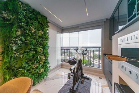 Varanda Gourmet de apartamento à venda com 3 quartos, 83m² em Casa Branca, Santo André