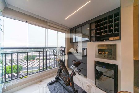 Varanda Gourmet de apartamento à venda com 3 quartos, 83m² em Casa Branca, Santo André