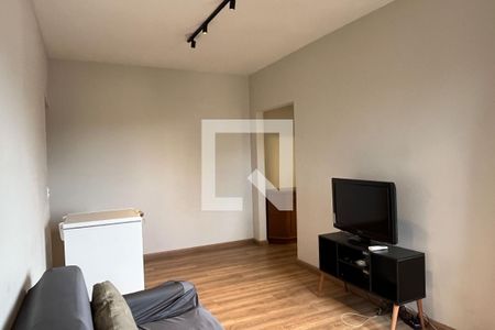 Sala de apartamento para alugar com 1 quarto, 50m² em Vila Matias, Santos