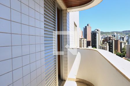 Varanda do Quarto de apartamento para alugar com 1 quarto, 52m² em Funcionários, Belo Horizonte