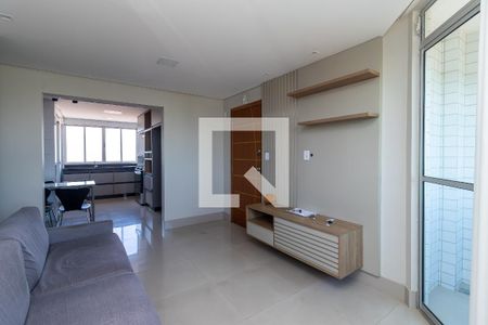 Sala de apartamento à venda com 3 quartos, 88m² em Santa Rosa, Belo Horizonte