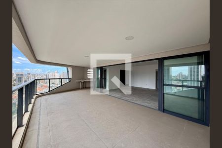 Varanda da Sala de apartamento à venda com 3 quartos, 227m² em Chácara Santo Antônio (Zona Sul), São Paulo