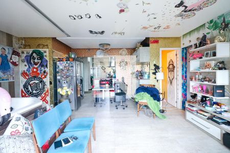 Sala de apartamento para alugar com 3 quartos, 97m² em Santa Maria, São Caetano do Sul