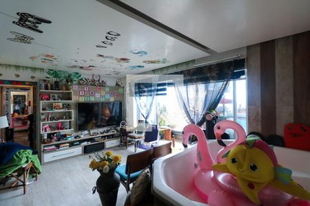 Sala de apartamento para alugar com 3 quartos, 97m² em Santa Maria, São Caetano do Sul