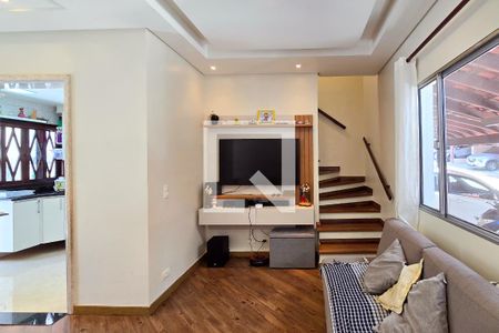 Sala de casa de condomínio à venda com 2 quartos, 90m² em Vila Jerusalem, São Bernardo do Campo