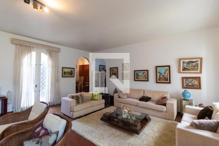 Sala de casa de condomínio para alugar com 5 quartos, 760m² em Parque Nova Campinas, Campinas