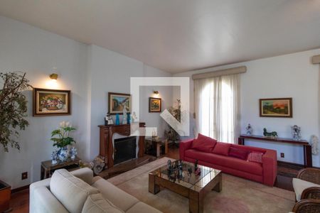 Sala de casa de condomínio para alugar com 5 quartos, 760m² em Parque Nova Campinas, Campinas