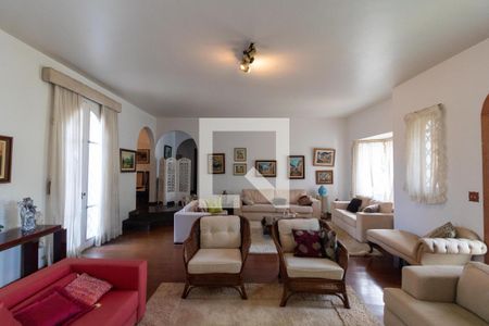 Sala de casa de condomínio para alugar com 5 quartos, 760m² em Parque Nova Campinas, Campinas