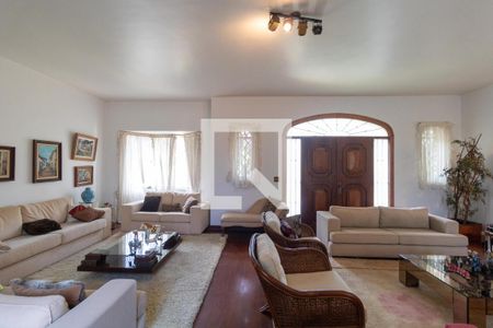 Sala de casa de condomínio para alugar com 5 quartos, 760m² em Parque Nova Campinas, Campinas