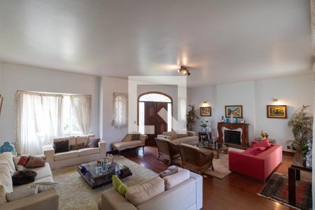 Sala de casa de condomínio para alugar com 5 quartos, 760m² em Parque Nova Campinas, Campinas