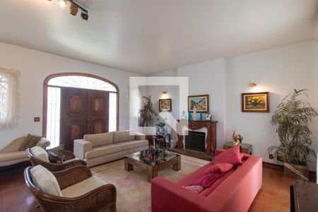 Sala de casa de condomínio para alugar com 5 quartos, 760m² em Parque Nova Campinas, Campinas