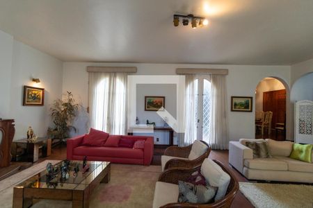 Sala de casa de condomínio para alugar com 5 quartos, 760m² em Parque Nova Campinas, Campinas