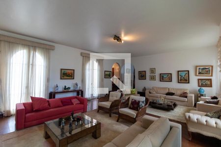 Sala de casa de condomínio para alugar com 5 quartos, 760m² em Parque Nova Campinas, Campinas