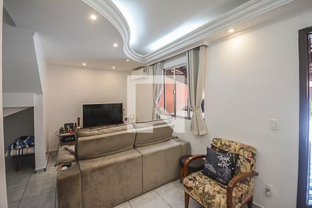 Sala de casa de condomínio para alugar com 3 quartos, 107m² em Demarchi, São Bernardo do Campo