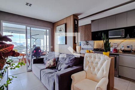 Sala de apartamento à venda com 2 quartos, 62m² em Vila Anastácio, São Paulo