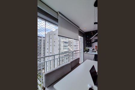 Varanda da Sala de apartamento à venda com 2 quartos, 62m² em Vila Anastácio, São Paulo