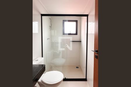 Banheiro Social de apartamento para alugar com 1 quarto, 39m² em Vila Alvinopolis, São Bernardo do Campo