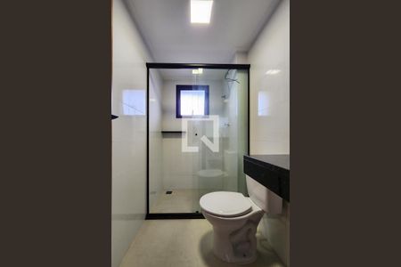 Banheiro de apartamento para alugar com 1 quarto, 39m² em Vila Alvinopolis, São Bernardo do Campo