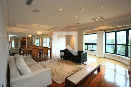 Sala de apartamento para alugar com 4 quartos, 290m² em Jardim Morumbi, São Paulo