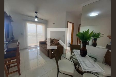 Sala de apartamento para alugar com 2 quartos, 64m² em Aviação, Praia Grande