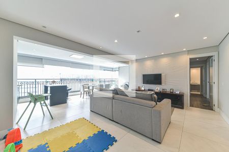 Sala de apartamento para alugar com 3 quartos, 137m² em Chácara Santo Antônio, São Paulo