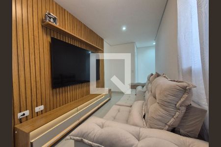 Sala de apartamento à venda com 2 quartos, 67m² em Parque Capuava, Santo André