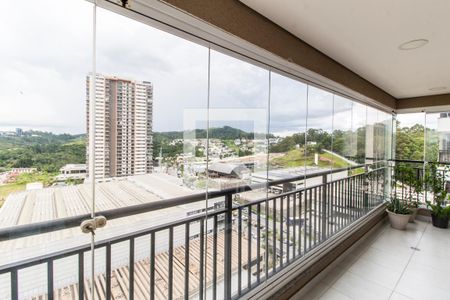 Varanda gourmet de apartamento para alugar com 3 quartos, 109m² em Centro Comercial Jubran, Barueri