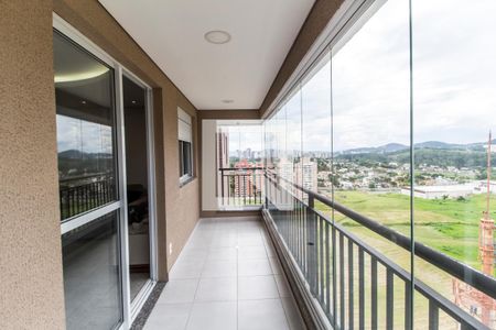 Varanda gourmet de apartamento para alugar com 3 quartos, 109m² em Centro Comercial Jubran, Barueri