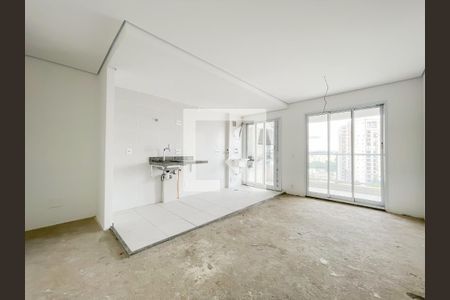 Sala e Cozinha de apartamento à venda com 3 quartos, 65m² em Rochdale, Osasco