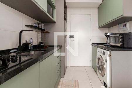 Sala/Cozinha de apartamento para alugar com 1 quarto, 28m² em Vila das Belezas, São Paulo