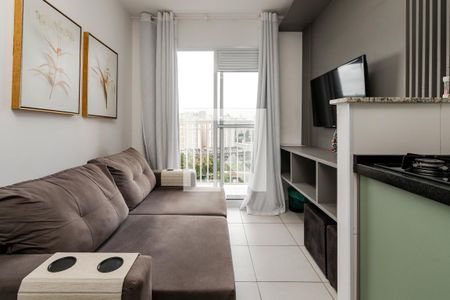 Sala/Cozinha de apartamento para alugar com 1 quarto, 28m² em Vila das Belezas, São Paulo