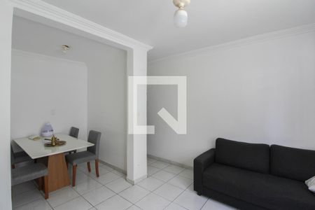 Sala de apartamento à venda com 3 quartos, 80m² em São José, Belo Horizonte