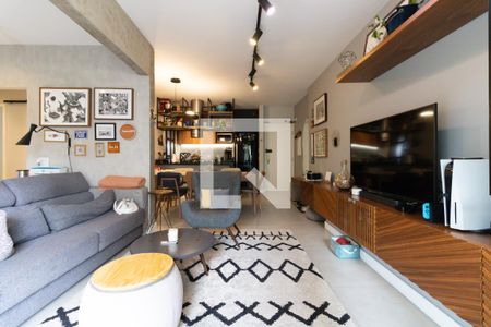Sala de apartamento à venda com 2 quartos, 84m² em Vila Gumercindo, São Paulo