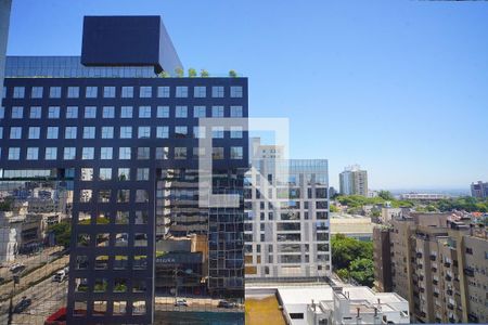 Sala_Cozinha _Vista de apartamento à venda com 1 quarto, 29m² em Boa Vista, Porto Alegre