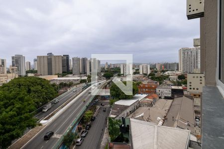 Vista da Janela do Studio de kitnet/studio à venda com 1 quarto, 25m² em Barra Funda, São Paulo