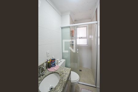 Banheiro da Suíte de apartamento à venda com 2 quartos, 60m² em Independência, São Bernardo do Campo