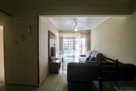 Sala de apartamento para alugar com 3 quartos, 115m² em Jardim Santa Genoveva, Guarujá