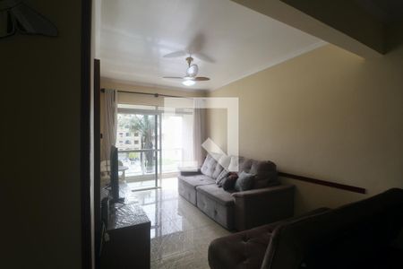Sala de apartamento para alugar com 3 quartos, 115m² em Jardim Santa Genoveva, Guarujá