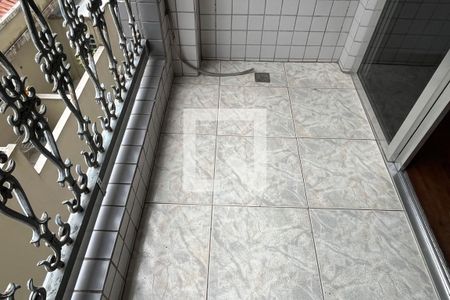 Varanda da Sala de apartamento para alugar com 3 quartos, 138m² em Campo Grande, Santos