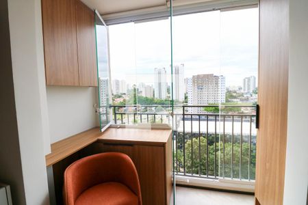Sala / Cozinha de apartamento à venda com 2 quartos, 45m² em Jardim Caravelas, São Paulo