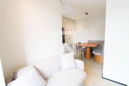 Sala / Cozinha de apartamento à venda com 2 quartos, 45m² em Jardim Caravelas, São Paulo