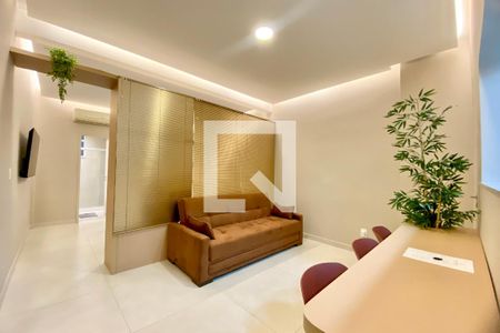 Sala de apartamento para alugar com 1 quarto, 42m² em Copacabana, Rio de Janeiro