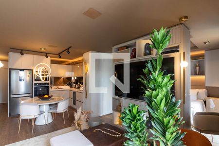 Sala de apartamento para alugar com 1 quarto, 92m² em Vila Nova Conceição, São Paulo