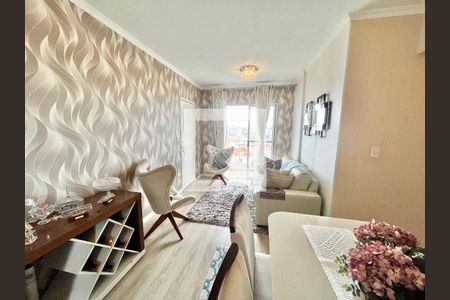 Sala de apartamento à venda com 3 quartos, 81m² em Vila Barbosa, São Paulo