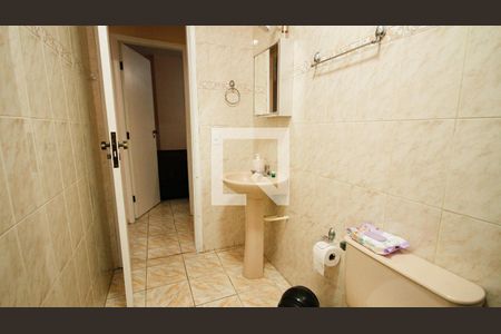 Banheiro Social de apartamento para alugar com 2 quartos, 80m² em Vila Assuncao, Praia Grande